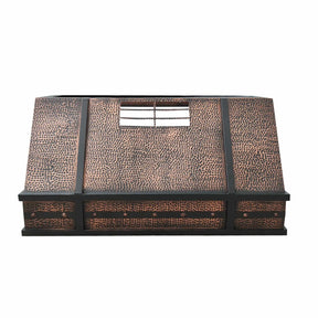 Fobest Under Cabinet Copper Range Hood with Apron Straps FCP-137-Copper Range Hood-Fobest