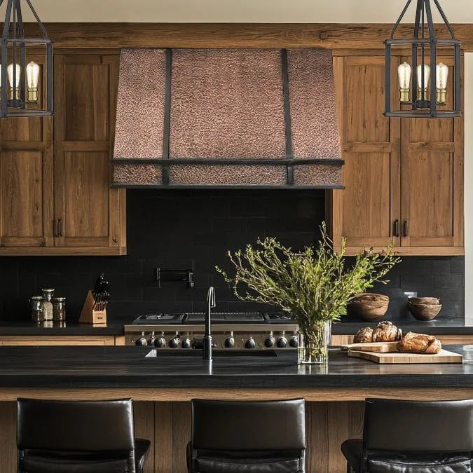 Fobest Under Cabinet Vent Hood with Straps FCP-236-Copper Range Hood-Fobest