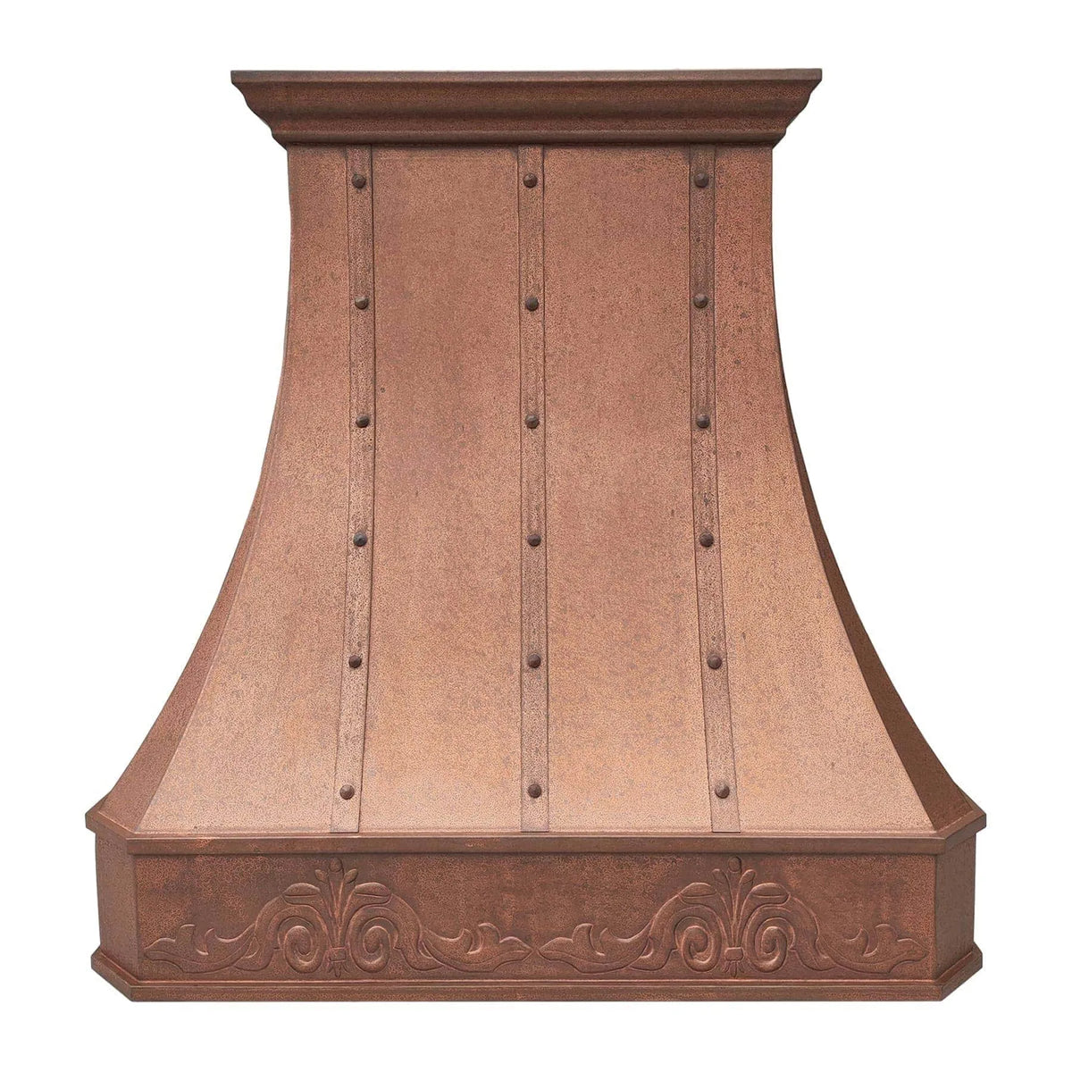 Fobest Vintage Copper Hood with Handmade Pattern FCP-190-Copper Range Hood-Fobest