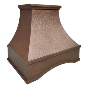 Fobest Vintage Copper Range Hood with Bottom Arched Design FCP-234-Copper Range Hood-Fobest