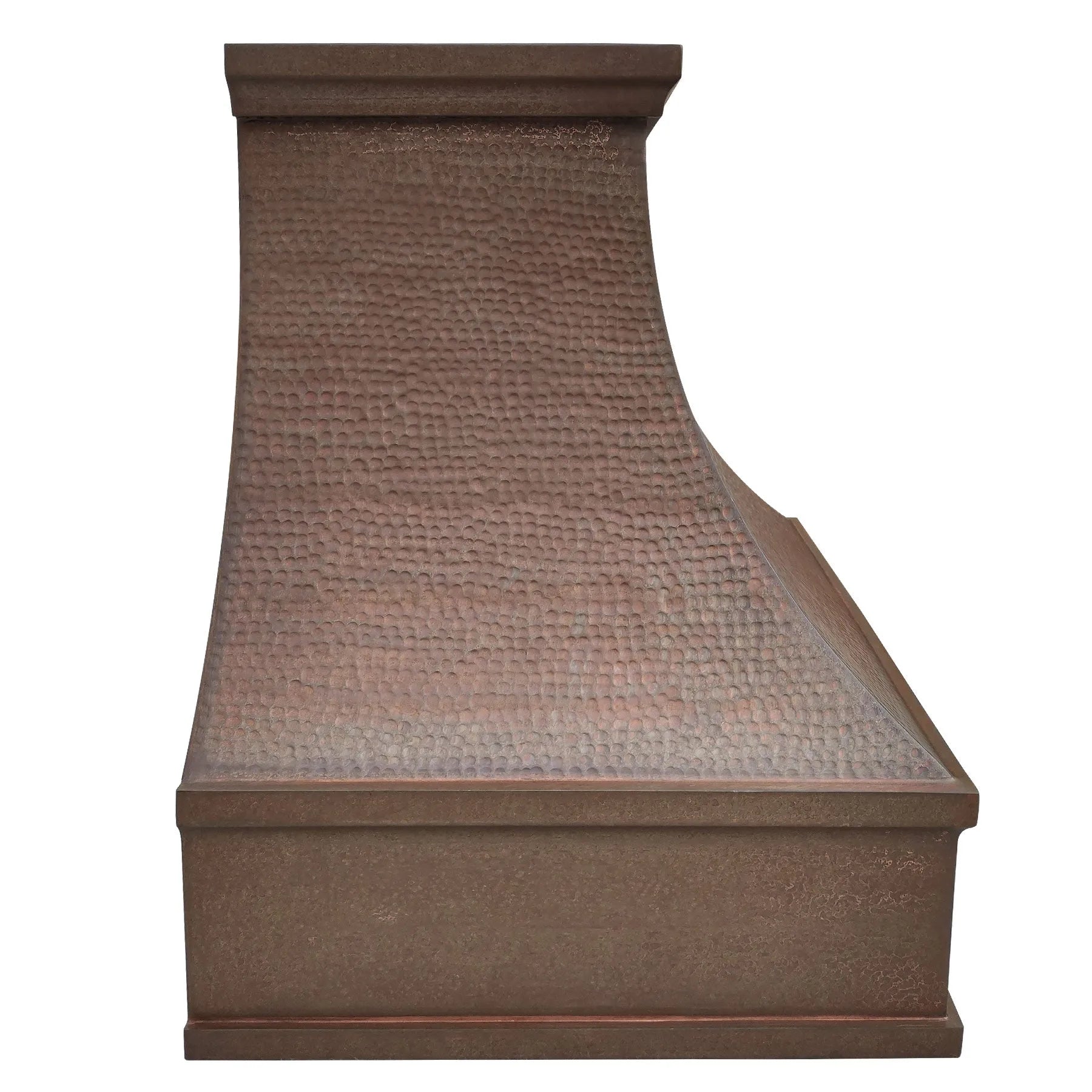 Fobest Vintage Copper Range Hood with Bottom Arched Design FCP-234-Copper Range Hood-Fobest