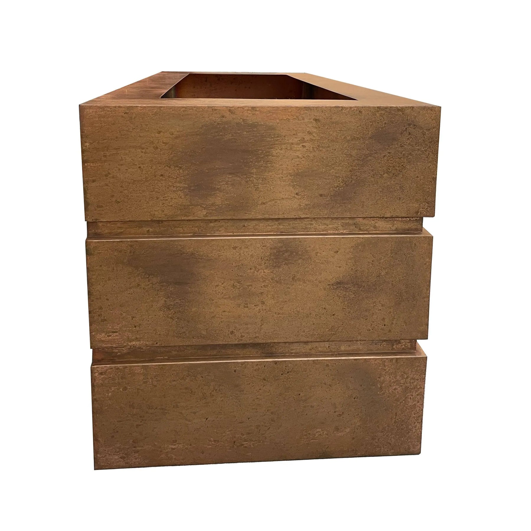 Fobest Vintage Copper Range Hood with Box Shape FCP-102-Copper Range Hood-Fobest