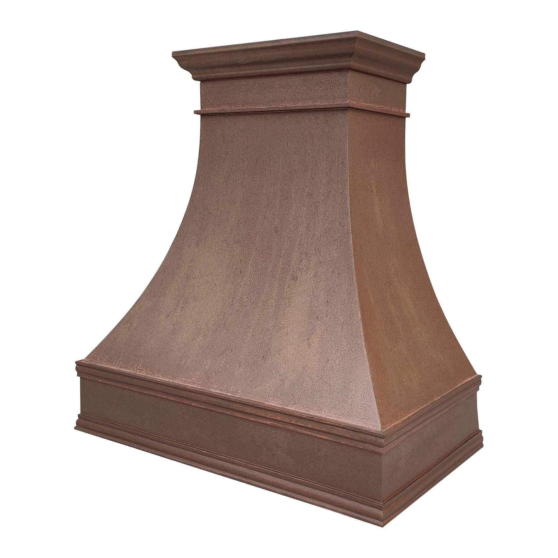 Fobest Vintage Copper Range Hood with Curved Shape FCP-192-Copper Range Hood-Fobest