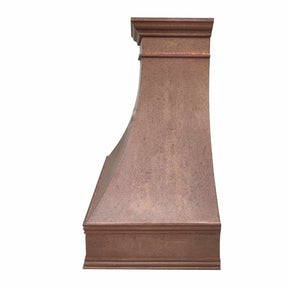 Fobest Vintage Copper Range Hood with Curved Shape FCP-192-Copper Range Hood-Fobest