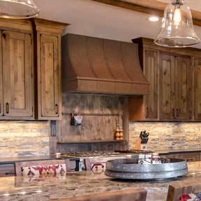 Fobest Vintage Copper Range Hood with Sloped Design FCP-148-Copper Range Hood-Fobest