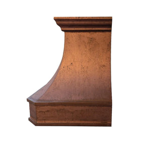 Fobest Vintage Copper Range Hood with center apron design FCP-121-Copper Range Hood-Fobest