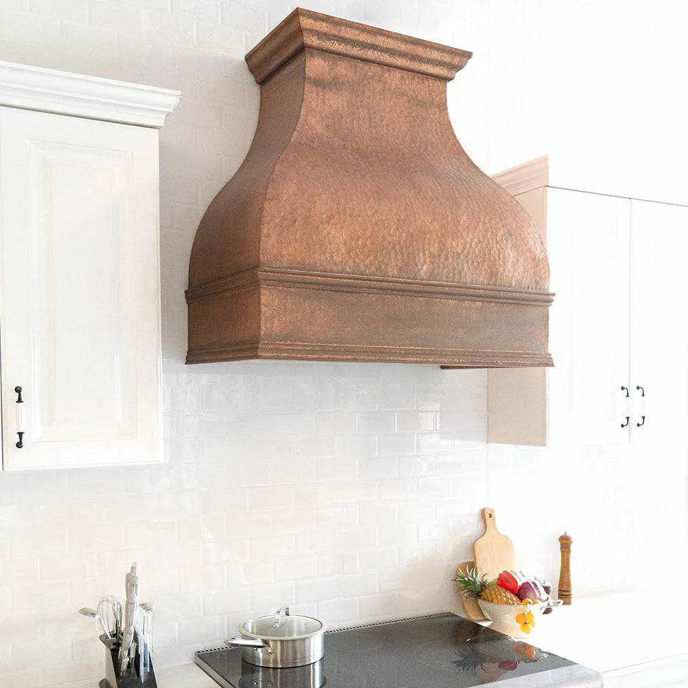 Fobest Vintage Custom Range Hood with Bell Design FCP-111-Copper Range Hood-Fobest
