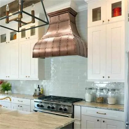 Fobest Wall Mount Copper Range Hood FCP-9-Copper Range Hood-Fobest