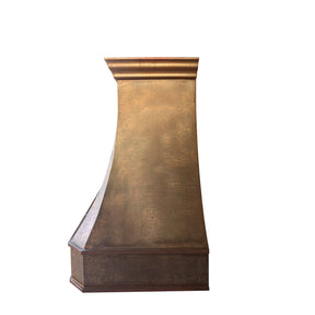 Fobest Weathered Copper Range Hood with Patina Finish FCP-6-Copper Range Hood-Fobest