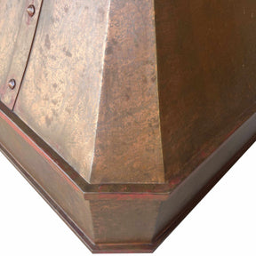Fobest Weathered Copper Range Hood with Patina Finish FCP-6-Copper Range Hood-Fobest