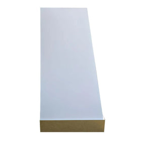 Fobest White Custom Kitchen Hood with polished brass accent FSS-176-Stainless Steel Range Hood-Fobest