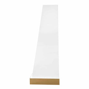 Fobest White Custom Kitchen Hood with polished brass accent FSS-176-Stainless Steel Range Hood-Fobest