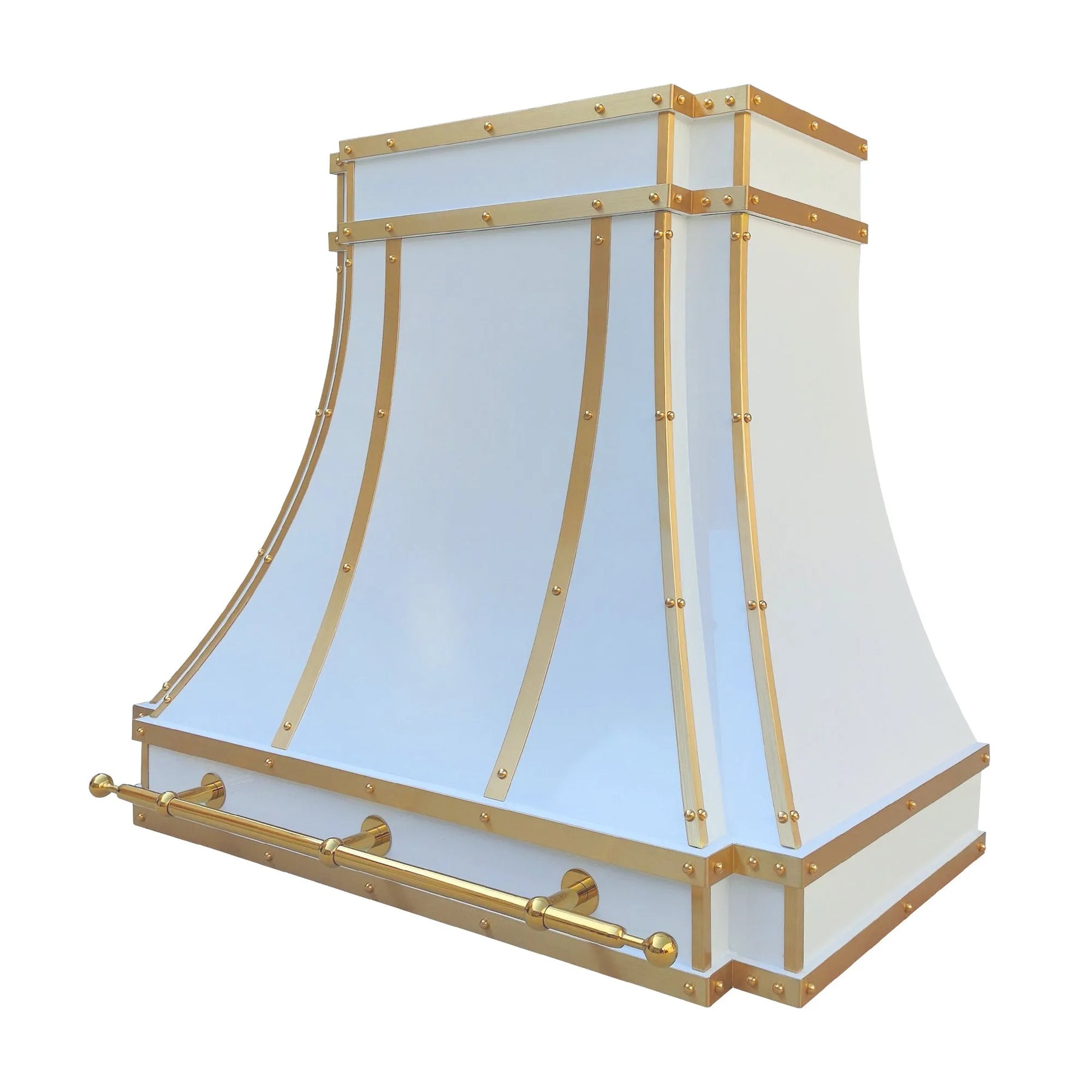 Fobest White Custom Range Hood FSS-339-Stainless Steel Range Hood-Fobest