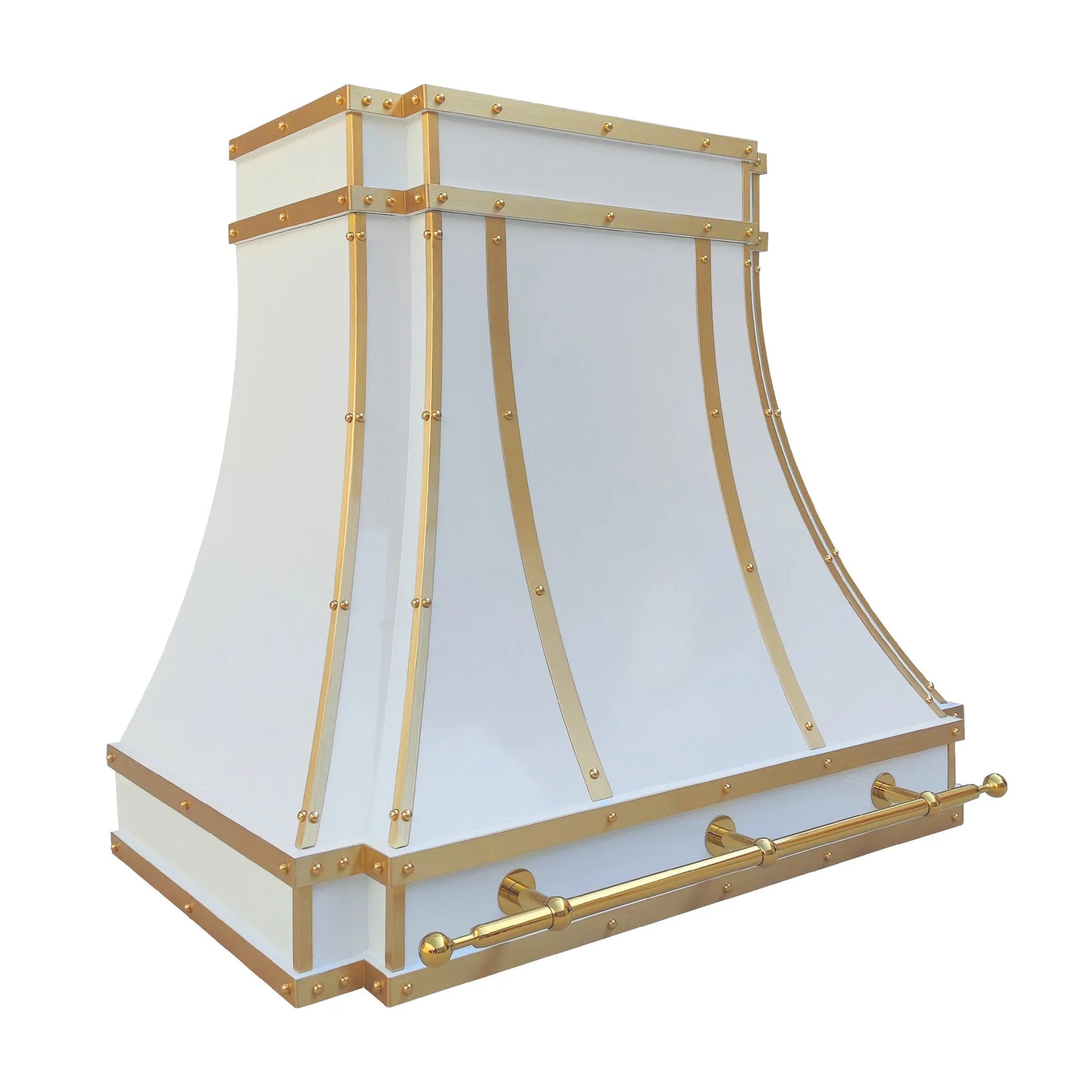 Fobest White Custom Range Hood FSS-339-Stainless Steel Range Hood-Fobest
