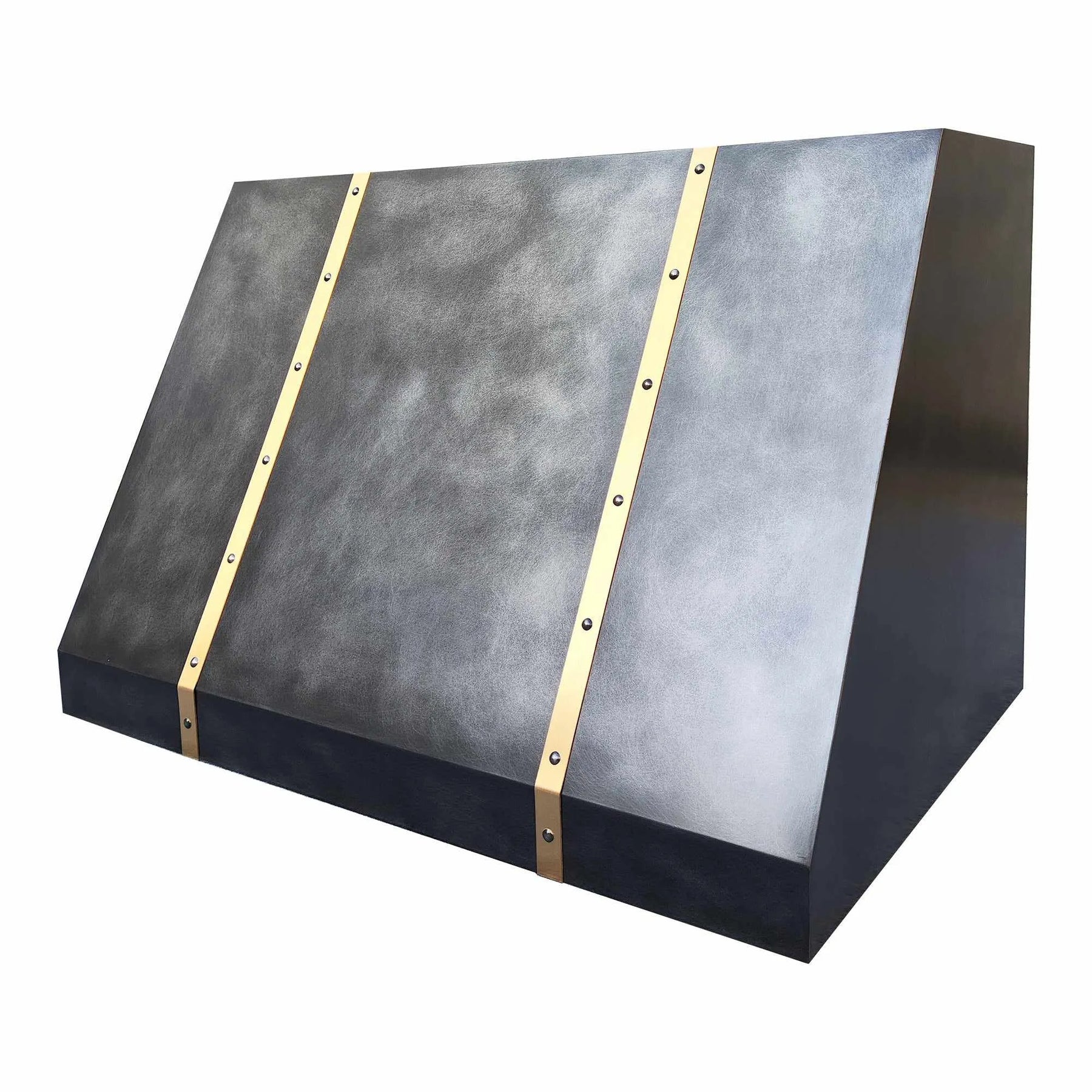 Fobest Zinc Kitchen Hood with Brass Accent FSS-252-Stainless Steel Range Hood-Fobest