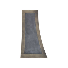 Fobest Zinc Range Hood with Antique Brass Trim and Flared Shape FSS-395-Stainless Steel Range Hood-Fobest