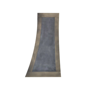 Fobest Zinc Range Hood with Antique Brass Trim and Flared Shape FSS-395-Stainless Steel Range Hood-Fobest