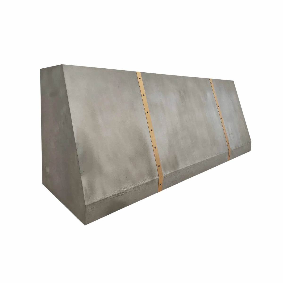 Fobest Zinc Range Hood with Brass Straps FSS-244-Stainless Steel Range Hood-Fobest