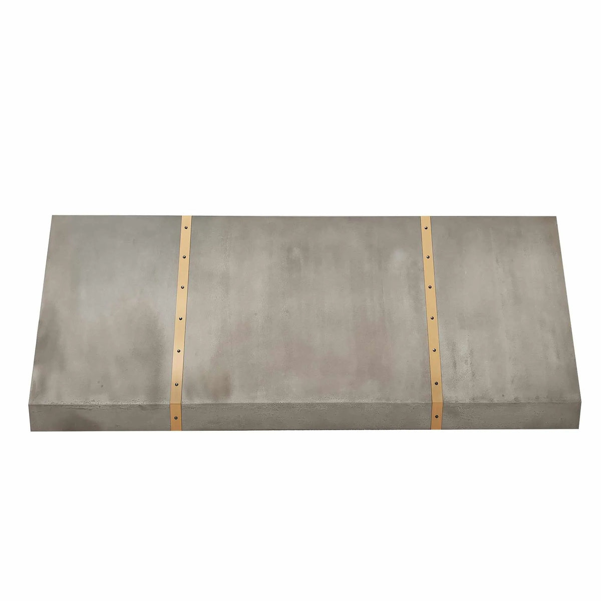 Fobest Zinc Range Hood with Brass Straps FSS-244-Stainless Steel Range Hood-Fobest