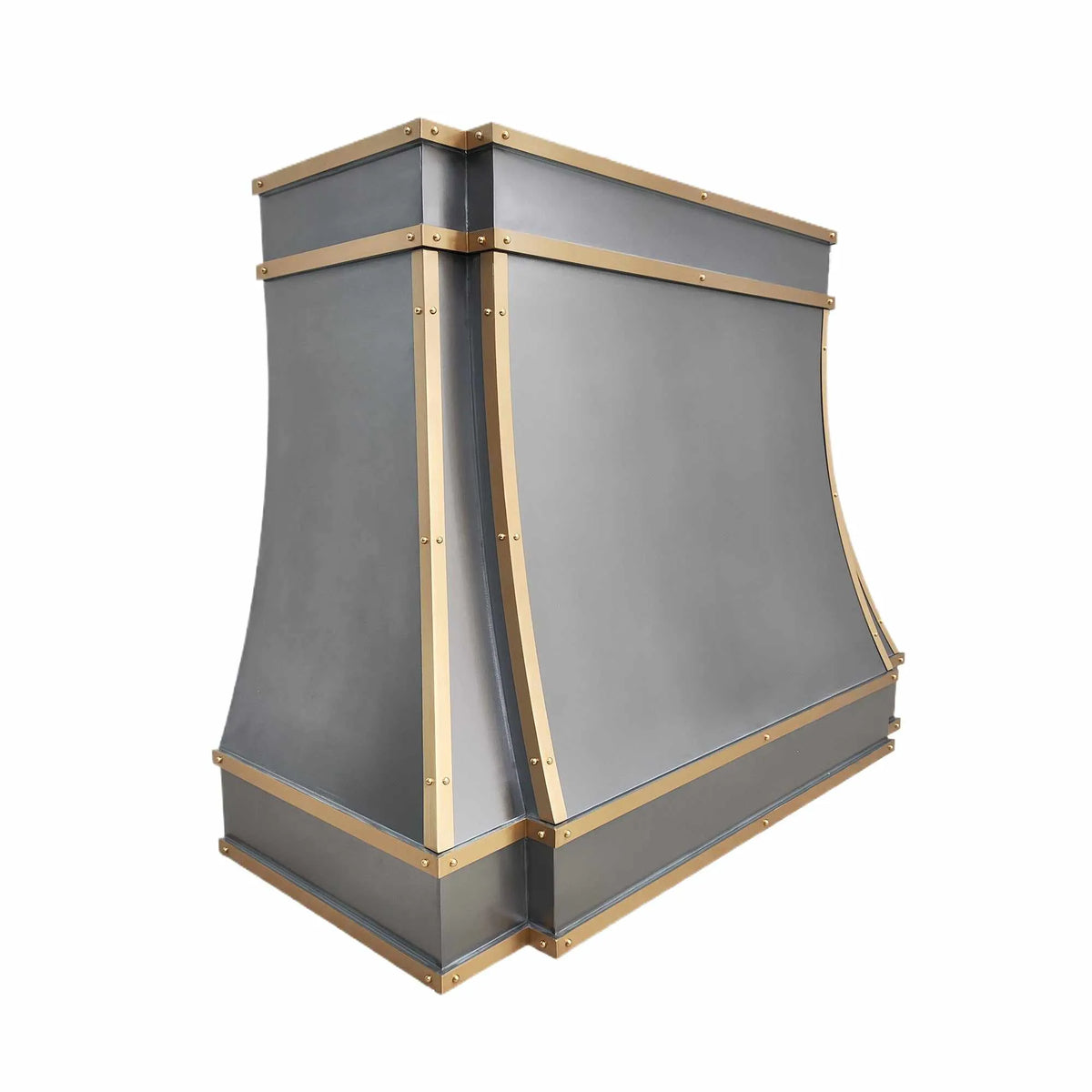 Fobest Zinc Range Hood with Brass Trims FSS-245-Stainless Steel Range Hood-Fobest