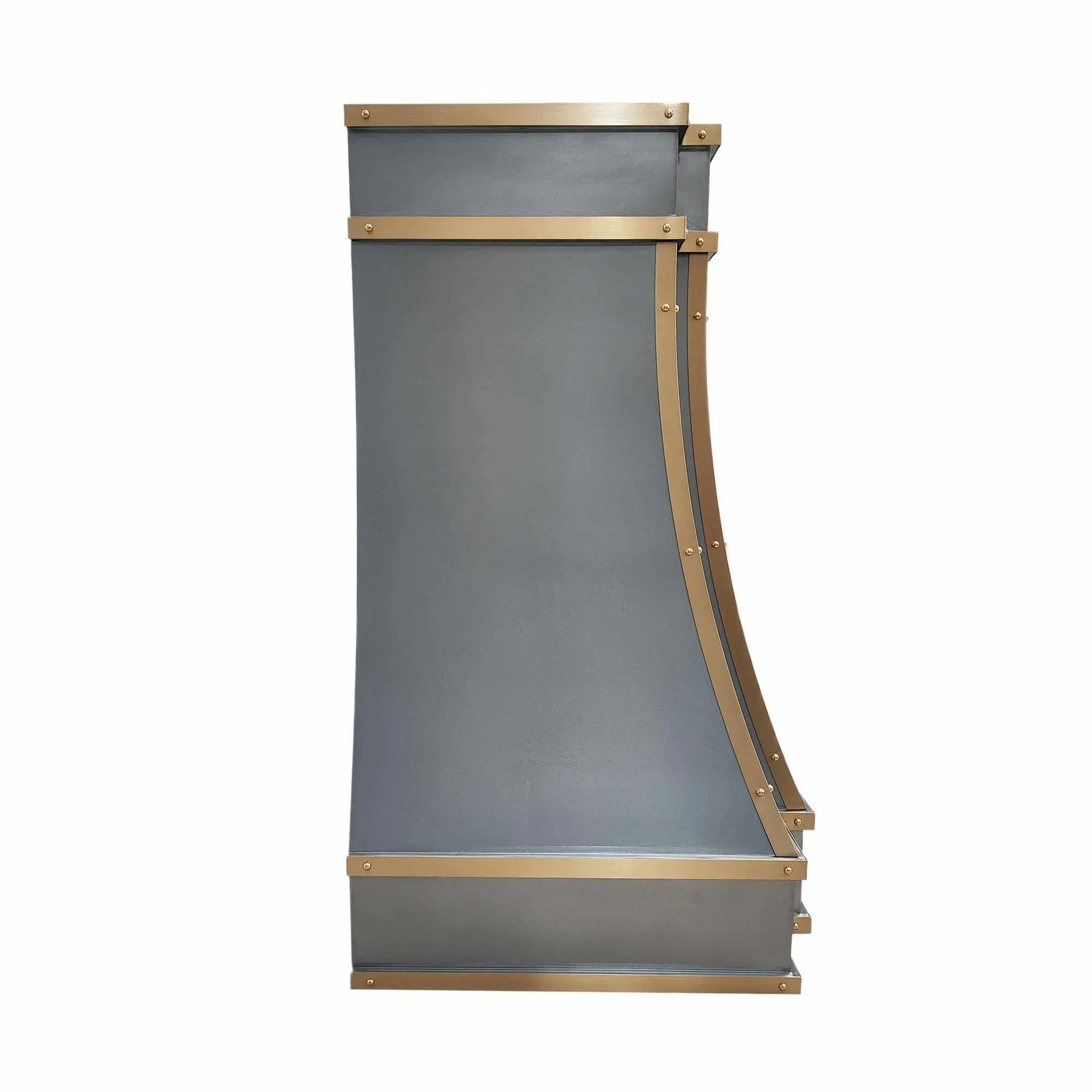 Fobest Zinc Range Hood with Brass Trims FSS-245-Stainless Steel Range Hood-Fobest