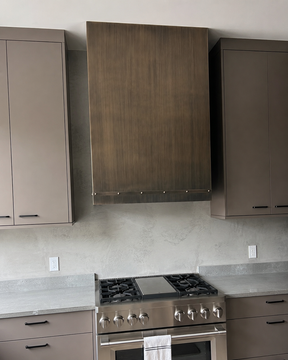 Fobest Aged Brass Box Kitchen Hood FSS-442