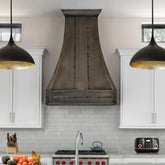 Fobest Aged Brass Custom Range Hood for Modern Rustic Kitchens FSS-549