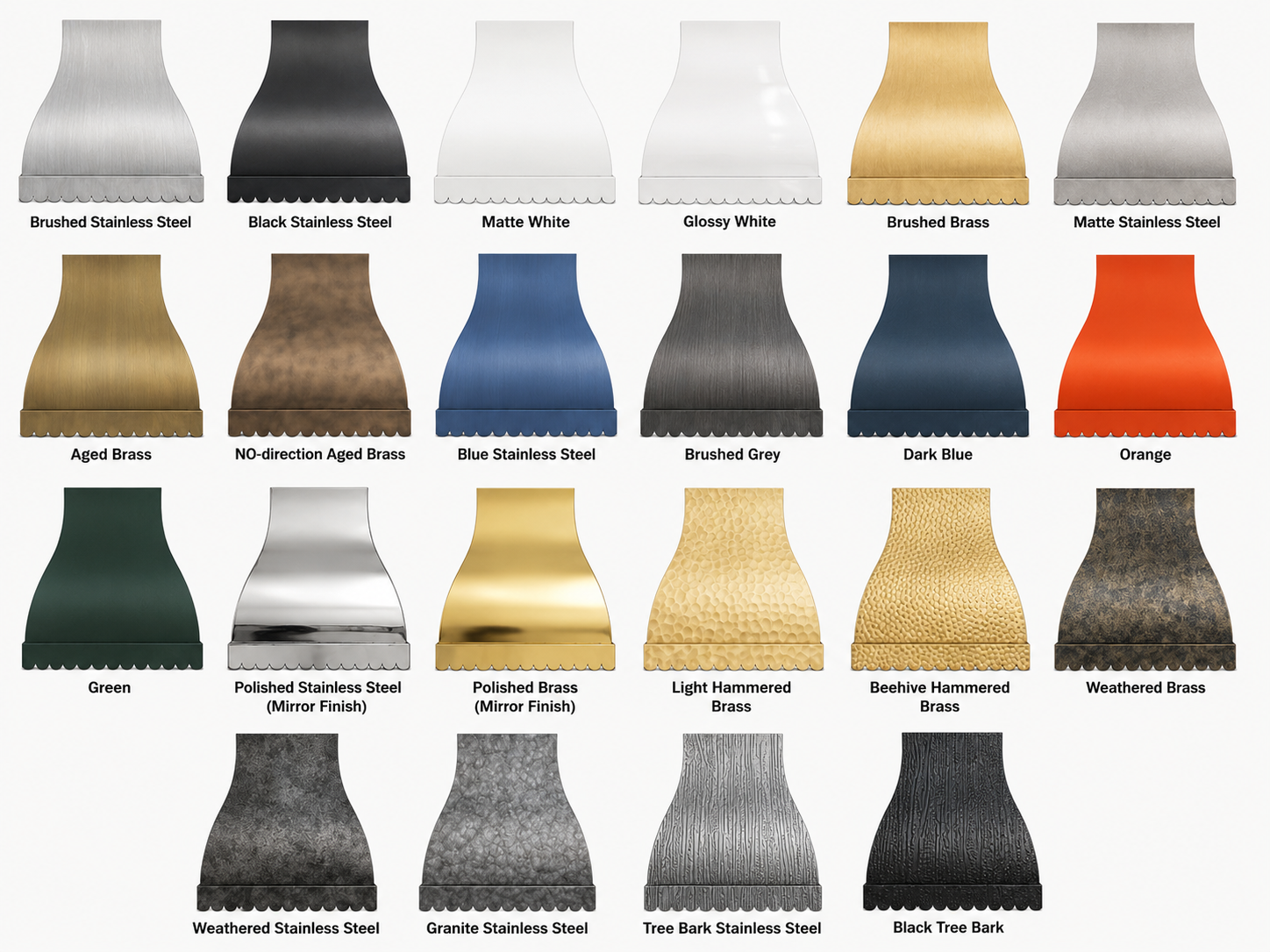 Fobest Aged Brass Kitchen Hood with No-Directional Tone FSS-532