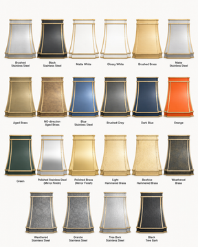 Fobest American Stainless Steel Range Hood with Brass Trims FSS-65