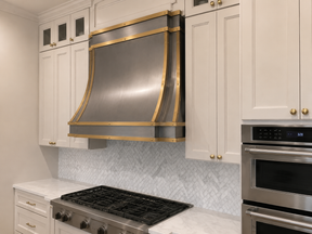 Fobest American Stainless Steel Range Hood with Brass Trims FSS-65