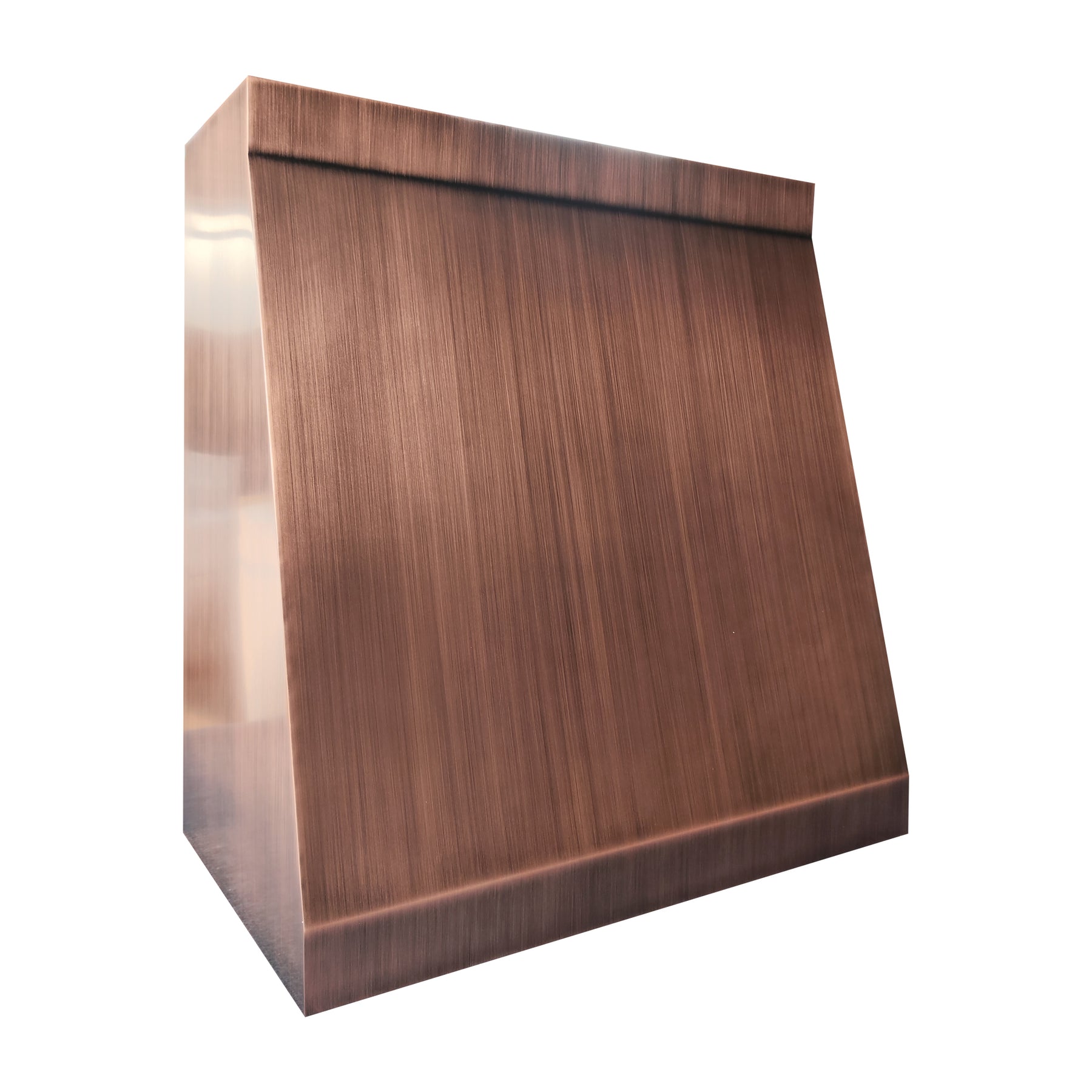 Fobest Antique Copper Box Range Hood with Hand-Brushed Texture FCP-272