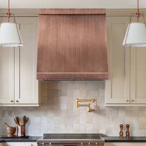 Fobest Antique Copper Box Range Hood with Hand-Brushed Texture FCP-272