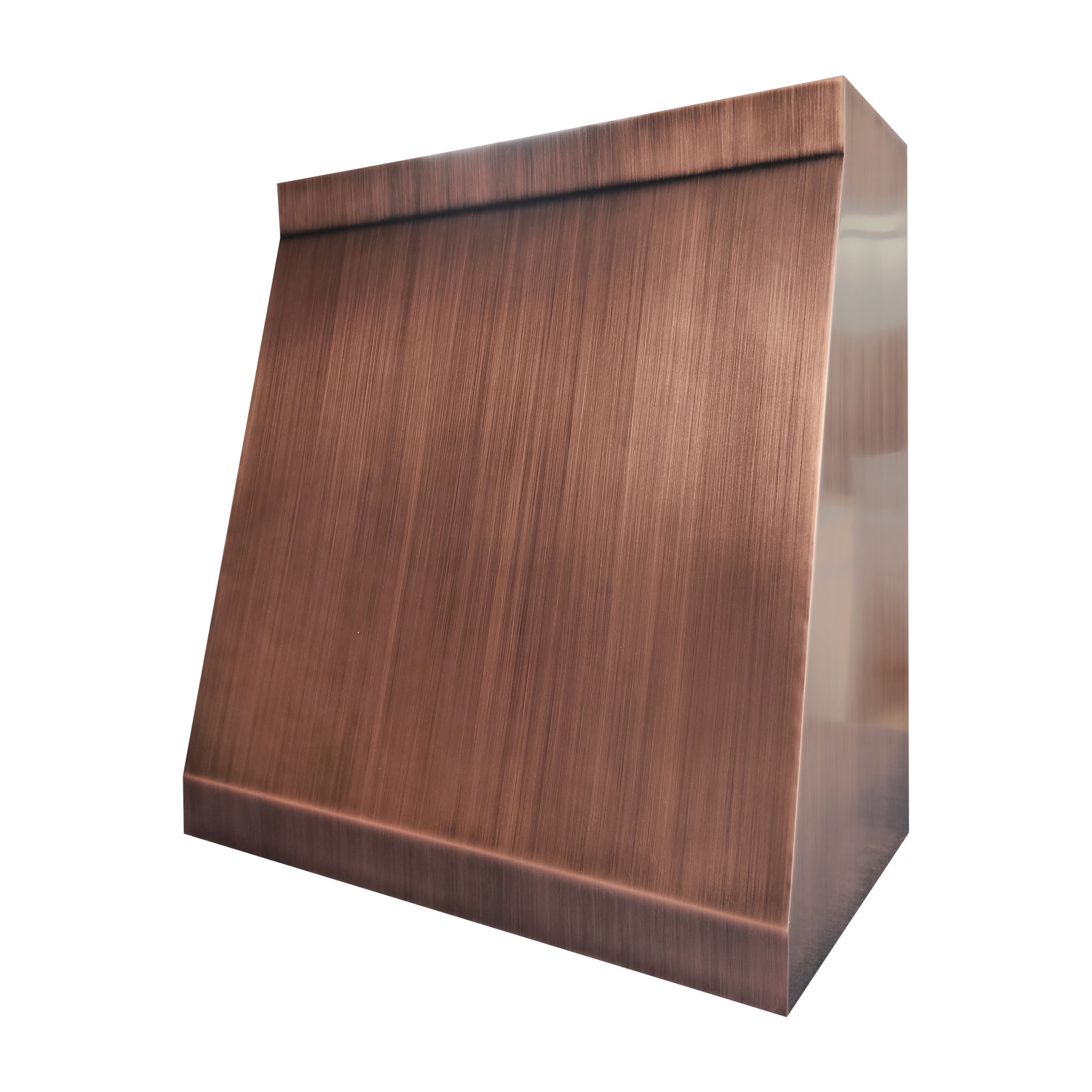 Fobest Antique Copper Box Range Hood with Hand-Brushed Texture FCP-272