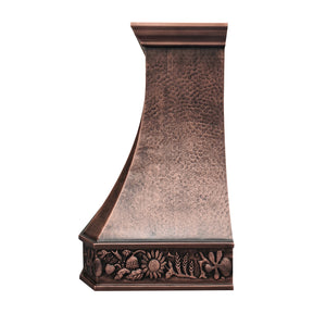 Fobest Artisan Copper Range Hood with Handmade Apron FCP-323
