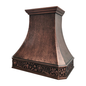 Fobest Artisan Copper Range Hood with Handmade Apron FCP-323