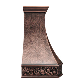 Fobest Artisan Copper Range Hood with Handmade Apron FCP-323