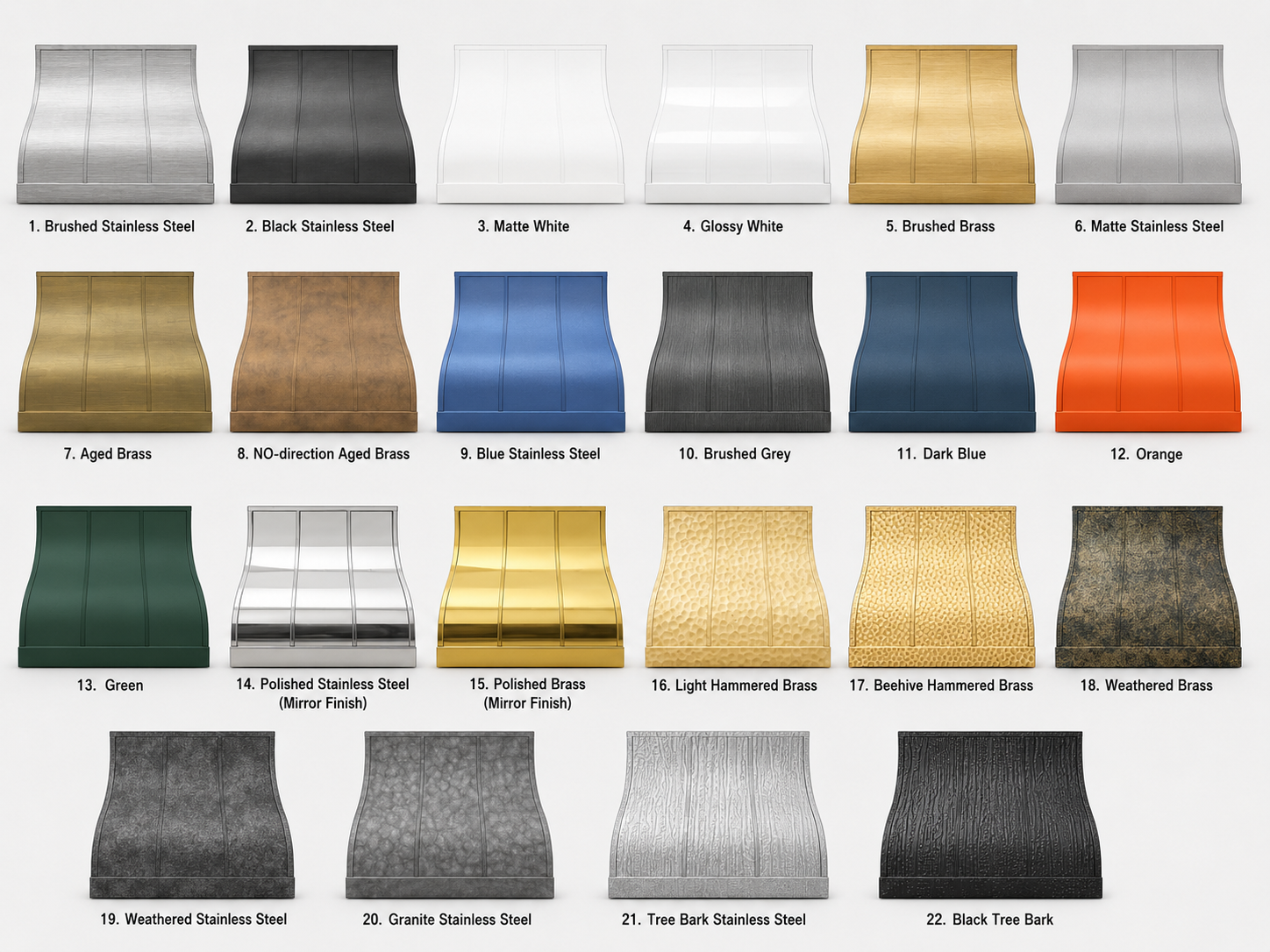 Fobest Barrel Brass Kitchen Hood FSS-418