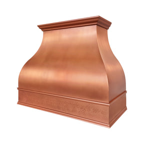 Fobest Bell Copper Metal Range Hood with Hammered Texture FCP-396