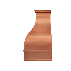 Fobest Bell Copper Metal Range Hood with Hammered Texture FCP-396