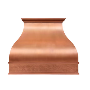 Fobest Bell Copper Metal Range Hood with Hammered Texture FCP-396
