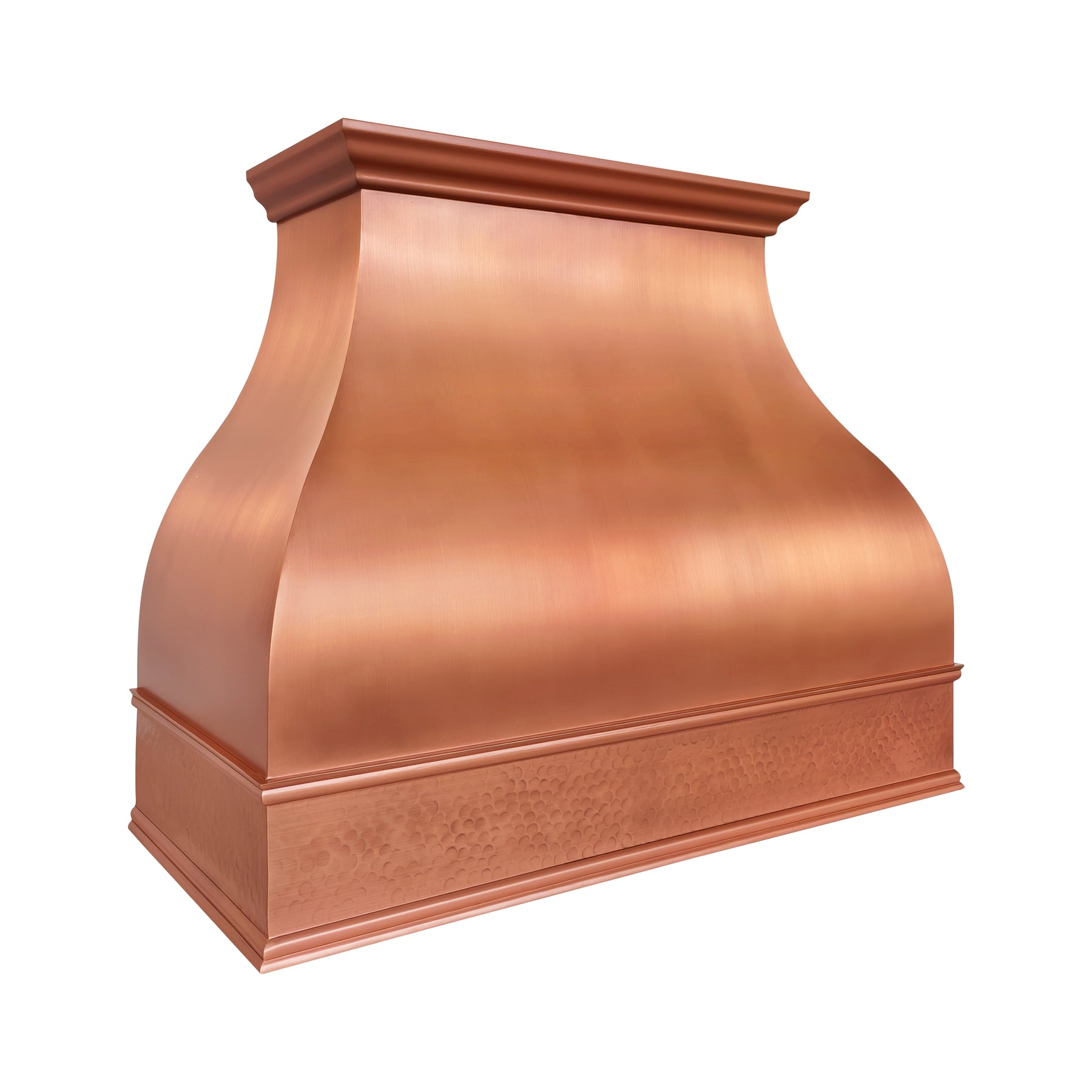 Fobest Bell Copper Metal Range Hood with Hammered Texture FCP-396