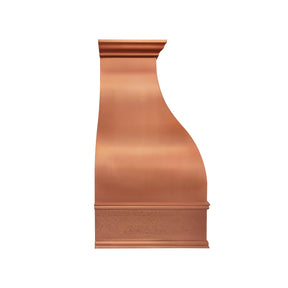 Fobest Bell Copper Metal Range Hood with Hammered Texture FCP-396