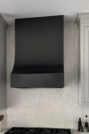 Fobest Black Curved Box Range Hood In Stainless Steel FSS-429