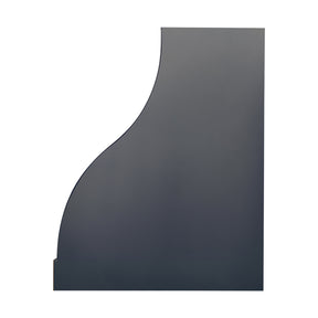 Fobest Black Custom Range Hood with Barrel Stainless Steel Design FSS-556