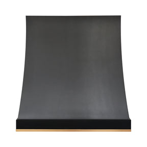 Fobest Black Metal Range Hood with brass bottom FSS-180