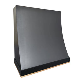 Fobest Black Metal Range Hood with brass bottom FSS-180