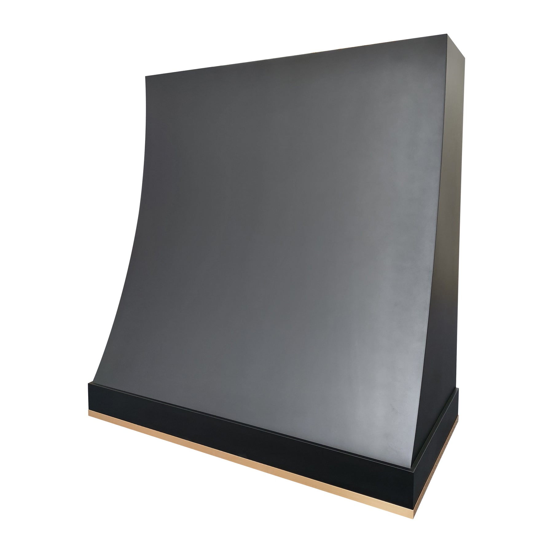 Fobest Black Metal Range Hood with brass bottom FSS-180
