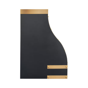 Fobest Black Metal Kitchen Hood Stainless Steel Barrel Design FSS-518