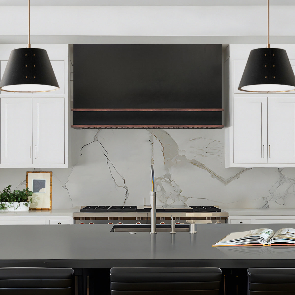 Fobest Box Copper Kitchen Hood for Kitchens FCP-303