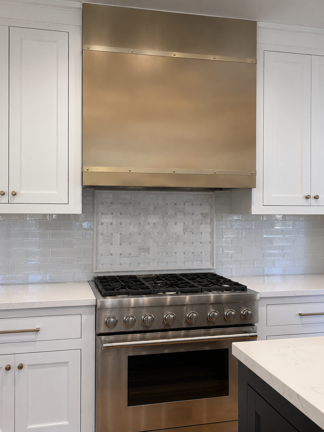 Fobest Brass Box Range Hood with Straps FSS-85